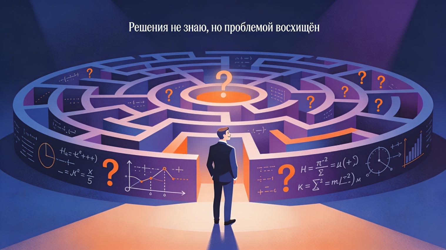 Решения не знаю, но проблемой восхищён